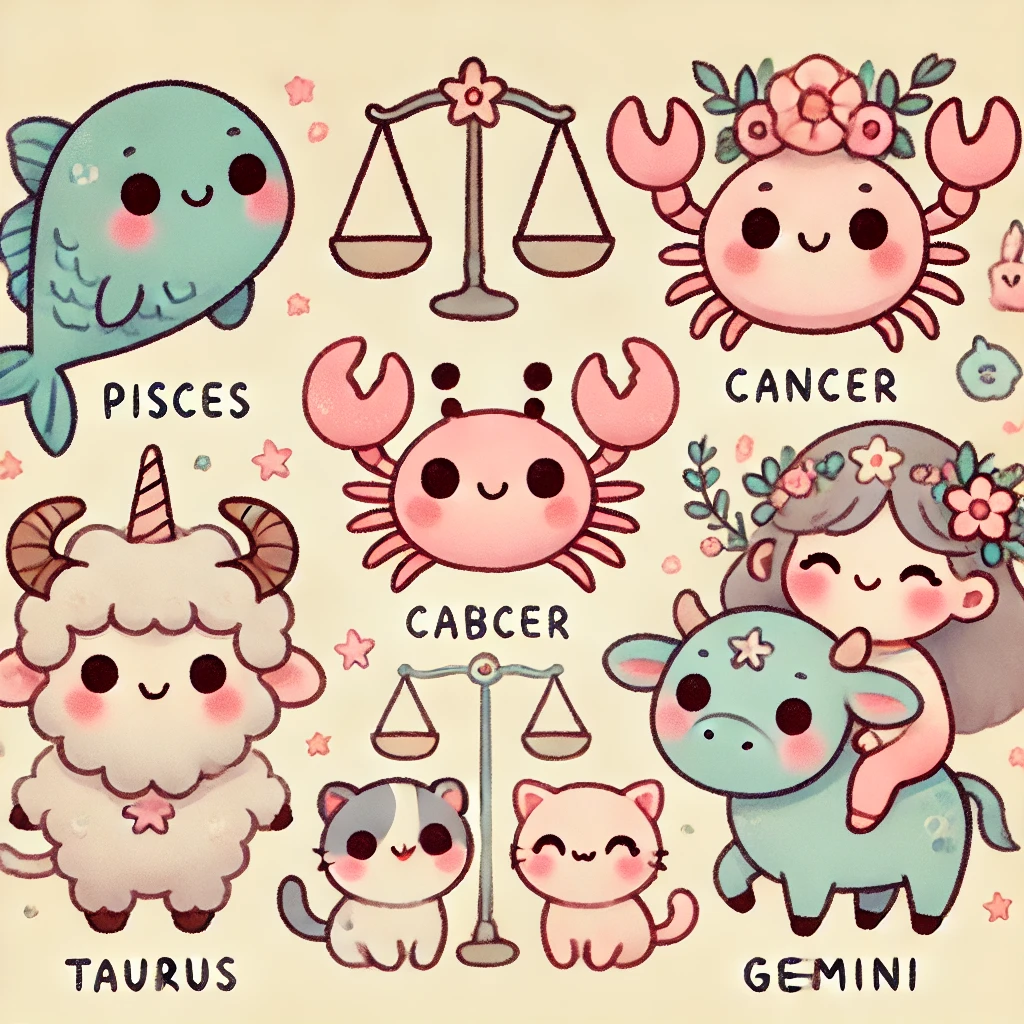 Zodiac Signs that are cute