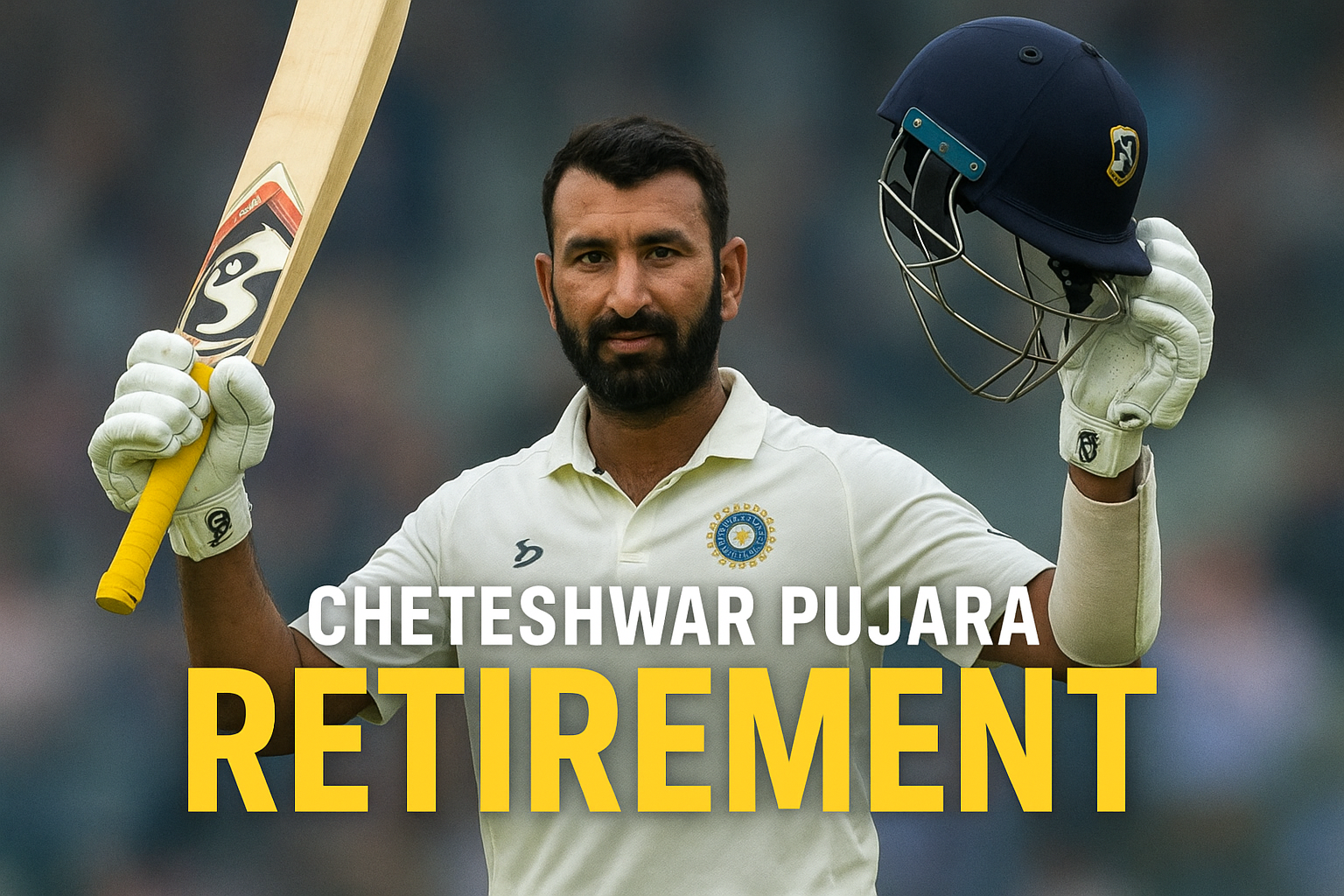 Cheteshwar Pujara: Master in test format announced Retirement from the Indian cricket team
